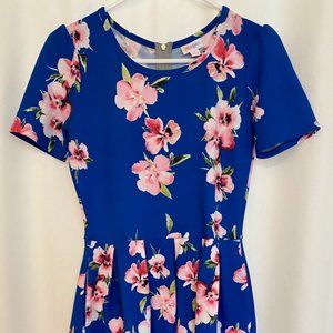 Gorgeous Tropical Hawaiian Floral Flower Lularoe Amelia